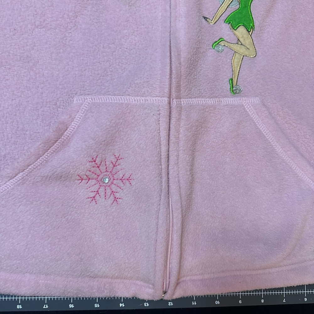 #128D XXL 2X Pink Tinkerbell Zipup Hoody , size 2X
